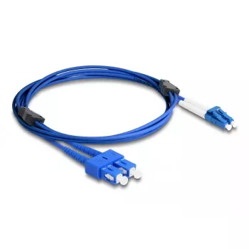 DeLOCK glasvezelkabel LC duplex naar SC duplex singlemode OS2 2 m