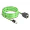 Netwerkkabel DeLOCK 80882 RJ-45 Cat6a 5 m groen