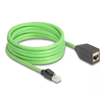 Netwerkkabel DeLOCK 80882 RJ-45 Cat6a 5 m groen
