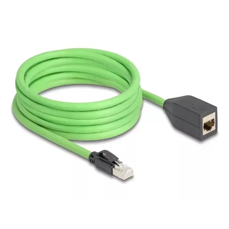 Netwerkkabel DeLOCK 80882 RJ-45 Cat6a 5 m groen