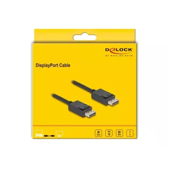 DisplayPort-kabel DeLOCK 80492 8K 60Hz 40Gbps 1 m