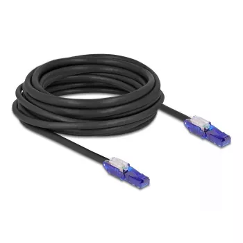 Netwerkkabel DeLOCK 80930 RJ-45 Cat6 7,5 m zwart paars