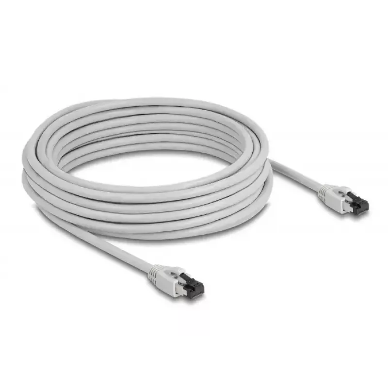 Netwerkkabel DeLOCK 80564 RJ-45 Cat8.1 10 m grijs