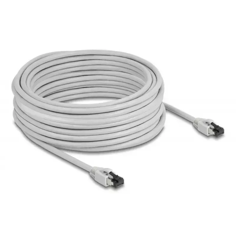 Netwerkkabel DeLOCK 80565 RJ-45 Cat8.1 15 m grijs