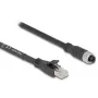 Netwerkkabel DeLOCK 80591 M12 naar RJ-45 Cat5e 3m zwart