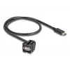 DeLOCK USB-kabel 0,5 m USB 2.0 USB-A USB-C 88056