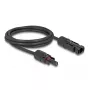 Kabel DeLOCK DL4 solarkabel 6 mm² stekker naar bus 3 m zwart