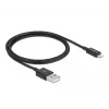 USB-datakabel en oplaadkabel DeLOCK 83002 1 m zwart