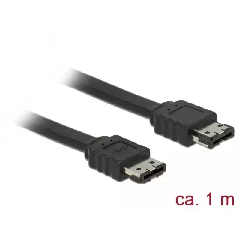SATA-kabel DeLOCK 85640 1 m eSATA zwart