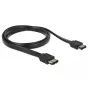 SATA-kabel DeLOCK 85640 1 m eSATA zwart