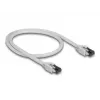 Netwerkkabel DeLOCK 80557 RJ-45 Cat8.1 0,5 m grijs