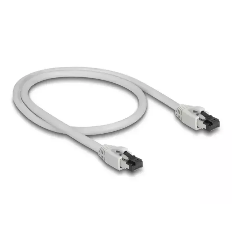 Netwerkkabel DeLOCK 80557 RJ-45 Cat8.1 0,5 m grijs