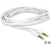 Audiokabel 3,5 mm DeLOCK 83442 3 m wit