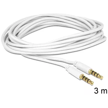 Audiokabel 3,5 mm DeLOCK 83442 3 m wit