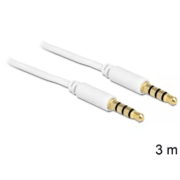 Audiokabel 3,5 mm DeLOCK 83442 3 m wit