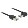 USB-kabel DeLOCK 3m USB 2.0 A m/m 90°