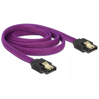 SATA-kabel DeLOCK 83692 1 m SATA 7-polig violet