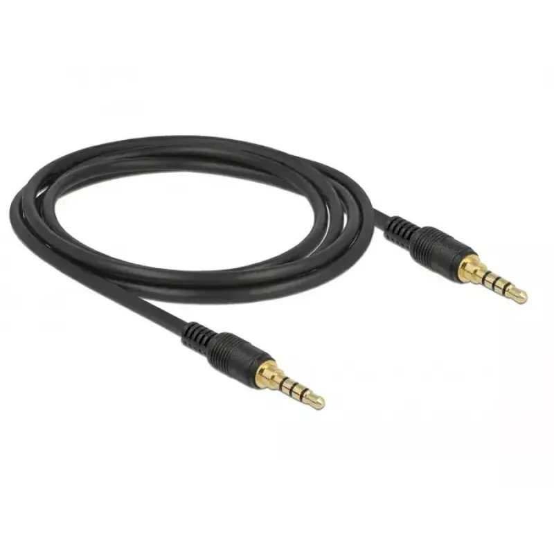 Audiokabel DeLOCK 85598 2 m 3,5 mm zwart