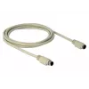 PS/2-kabel DeLOCK 85805 1,8 m 6-polige Mini-DIN beige