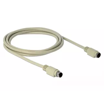 PS/2-kabel DeLOCK 85805 1,8 m 6-polige Mini-DIN beige