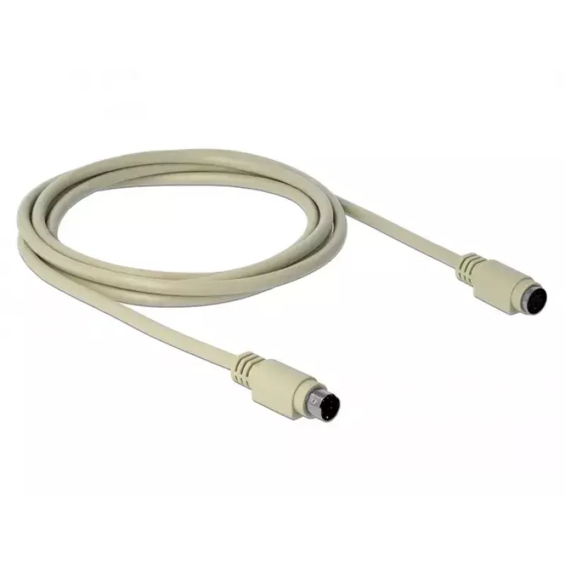 PS/2-kabel DeLOCK 85805 1,8 m 6-polige Mini-DIN beige