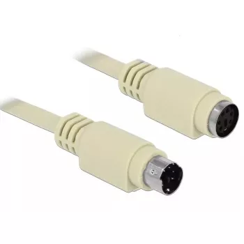 PS/2-kabel DeLOCK 85805 1,8 m 6-polige Mini-DIN beige