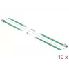 Kabelbinder DeLOCK 18804 staal groen 500mm 10 stuks