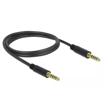 Audiokabel DeLOCK 85791 1m 4,4mm zwart