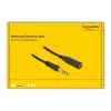 Stereo-jackverlengkabel DELOCK 86766 10 m zwart