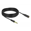 Stereo-jackverlengkabel DELOCK 86766 10 m zwart