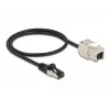 Kabel RJ45-stekker naar Keystone-module RJ45-bus DeLOCK 87025