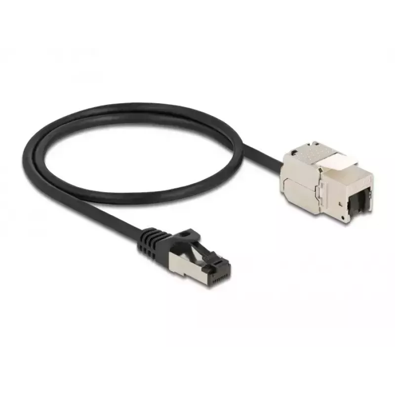 Kabel RJ45-stekker naar Keystone-module RJ45-bus DeLOCK 87025