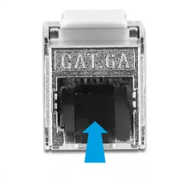 Kabel RJ45-stekker naar Keystone-module RJ45-bus DeLOCK 87030