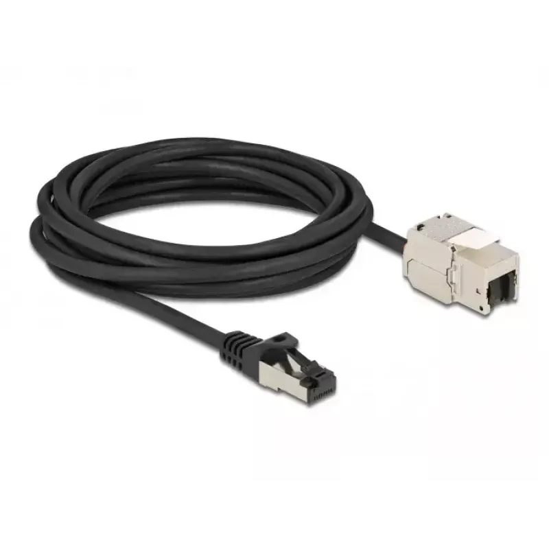 Kabel RJ45-stekker naar Keystone-module RJ45-bus DeLOCK 87030