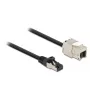 Kabel RJ45-stekker naar Keystone-module RJ45-bus DeLOCK 87030