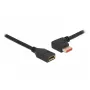 DisplayPort-verlengkabel DeLOCK 87073 1 m 90° links afgewinkeld