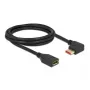 DisplayPort-verlengkabel DeLOCK 87075 2 m 90° links afgewinkeld