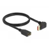 DisplayPort-verlengkabel DeLOCK 90° naar boven afgewinkeld 8K 60 Hz 1 m