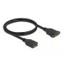 DisplayPort-kabel bus naar bus paneelmontage DeLOCK 87100