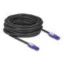 Netwerkkabel DeLOCK 80931 RJ-45 Cat6 10 m zwart paars