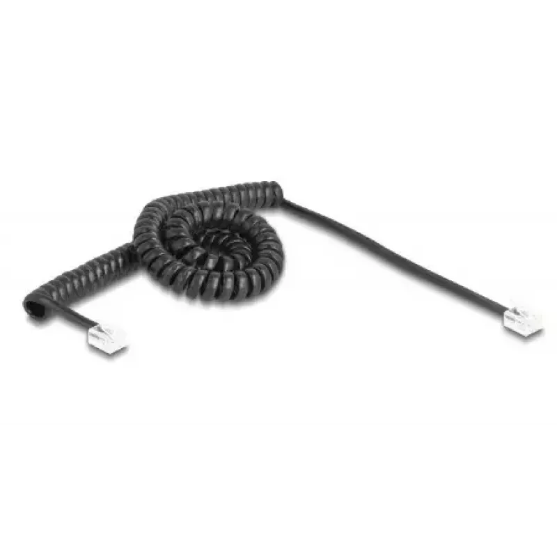 Telefoonkabel DeLOCK 90224 3 m zwart RJ-11