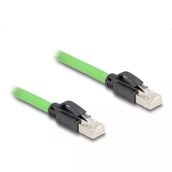 Netwerkkabel DeLOCK RJ45 Cat.6A stekker naar stekker SF/UTP 5m groen