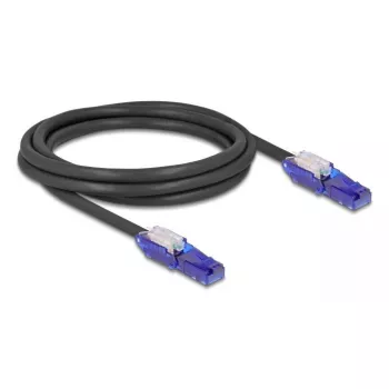 Netwerkkabel DeLOCK 80927 RJ-45 Cat6 2 m zwart paars