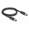 DeLOCK sensor-/actorleiding 80515 2 m RST M12 zwart