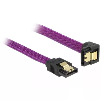 SATA-kabel DeLOCK 83696 0,5 m paars