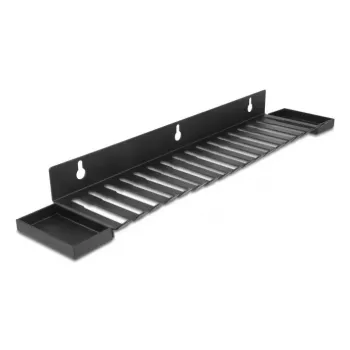 Kabelhouder DeLOCK 67180 wand zwart 72 mm x 401 mm x 12 mm