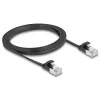 Netwerkkabel DeLOCK 81164 RJ-45 Cat6a 1,5 m zwart