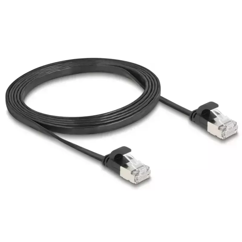 Netwerkkabel DeLOCK 81164 RJ-45 Cat6a 1,5 m zwart