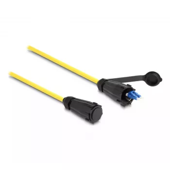 DeLOCK glasvezelkabel LC duplex naar LC duplex 1 m singlemode IP68