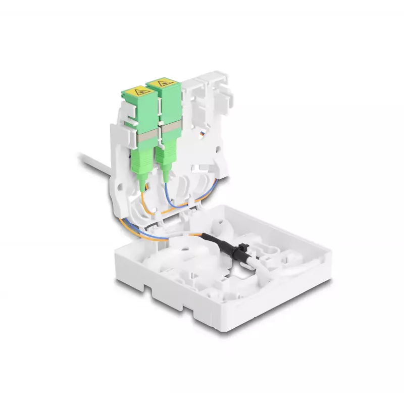 DeLOCK glasvezel-aansluitdoos 2 x SC/APC simplex 40 m